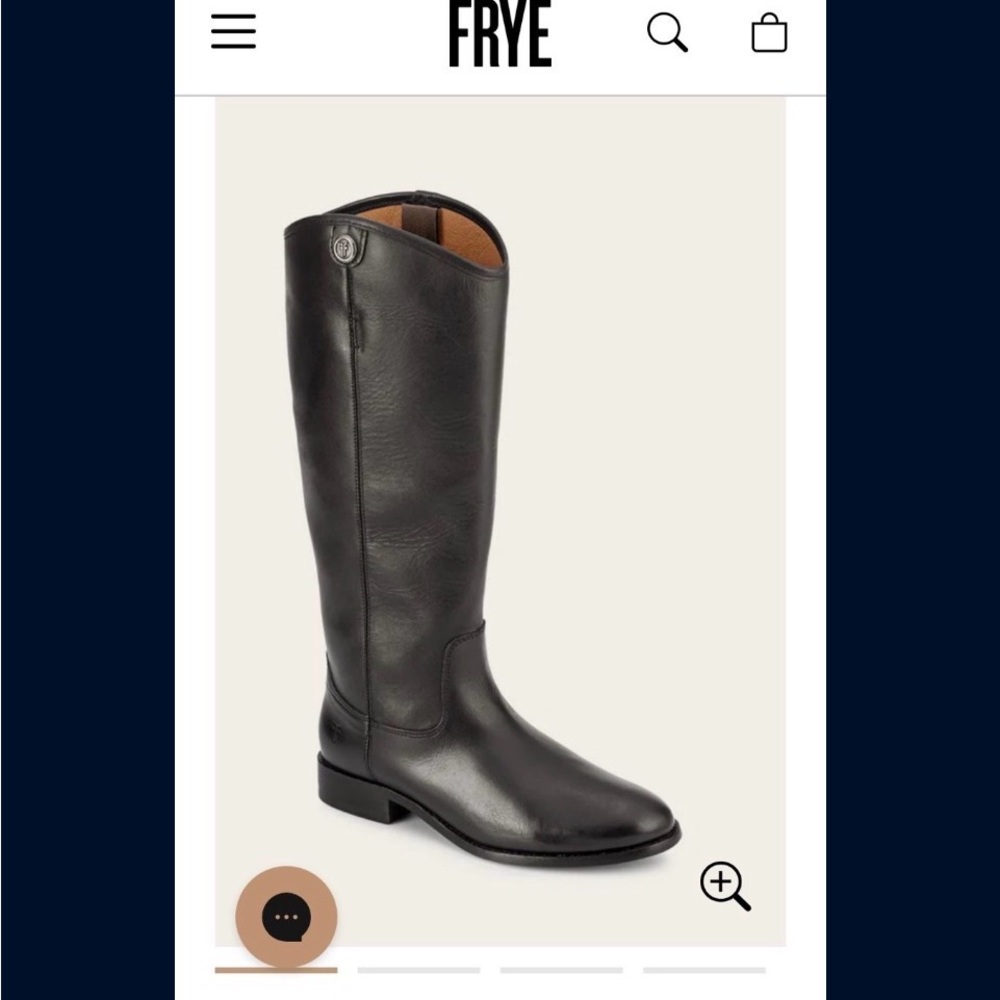 Frye Dark Leather Tall Boots
